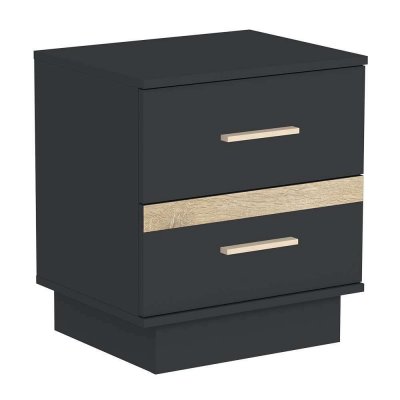 Тумба прикроватная Анона (Глазов) Антрацит