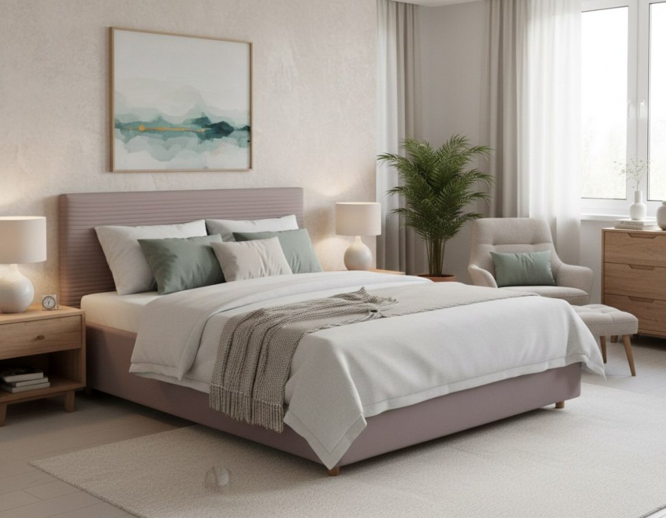 Кровать Event Loft 1800 с основанием / какао №8