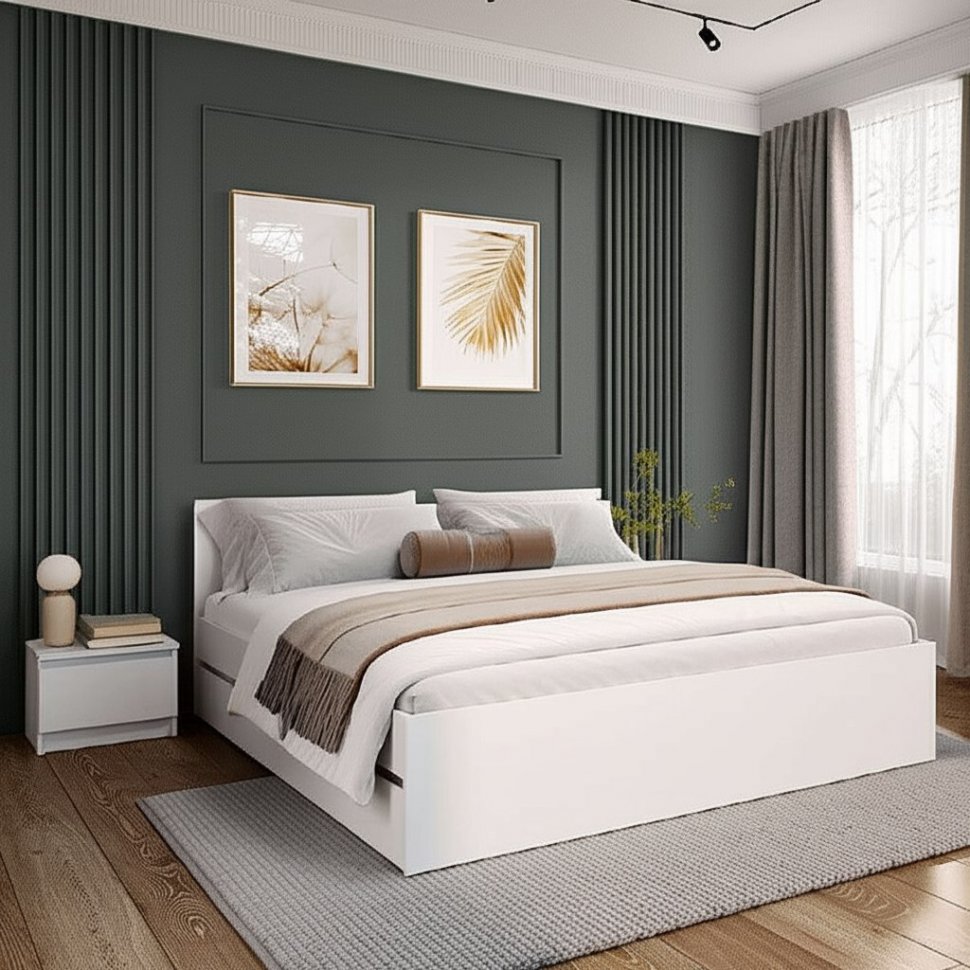 Тумба прикроватная Симпл ТБ-11 (БТС) Белый