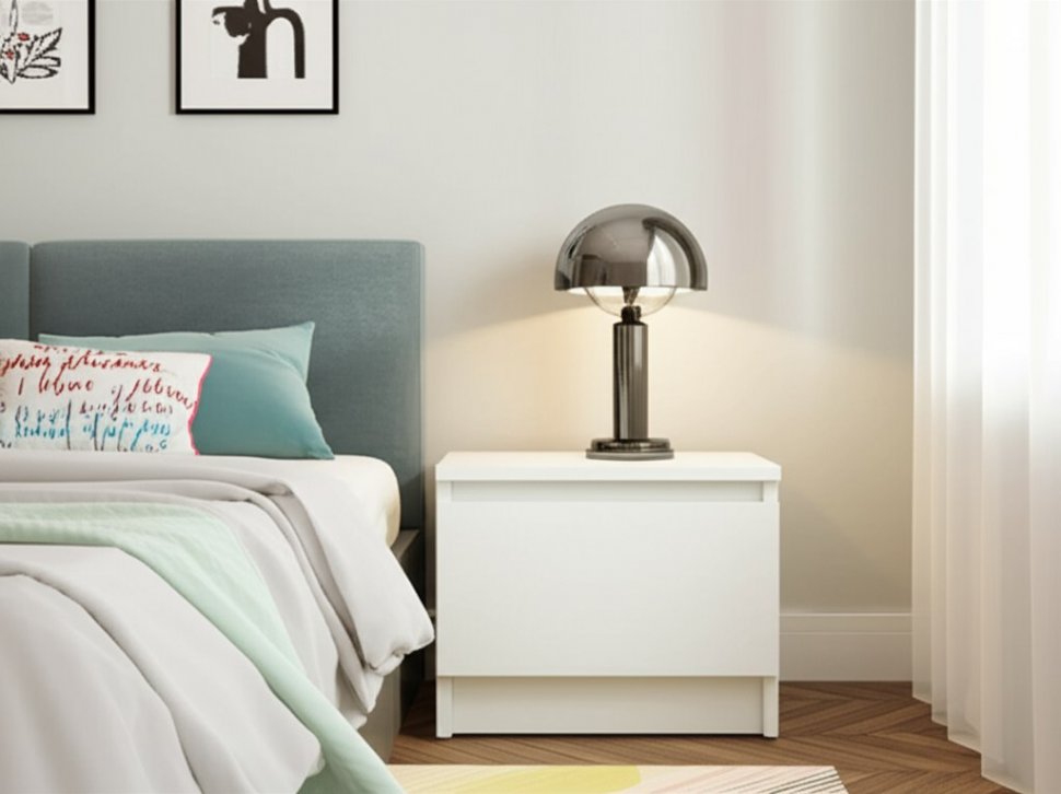 Тумба прикроватная Симпл ТБ-11 (БТС) Белый