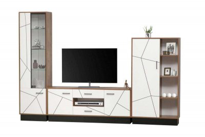 Модульная гостиная Гамма 3 Таксония/Белый