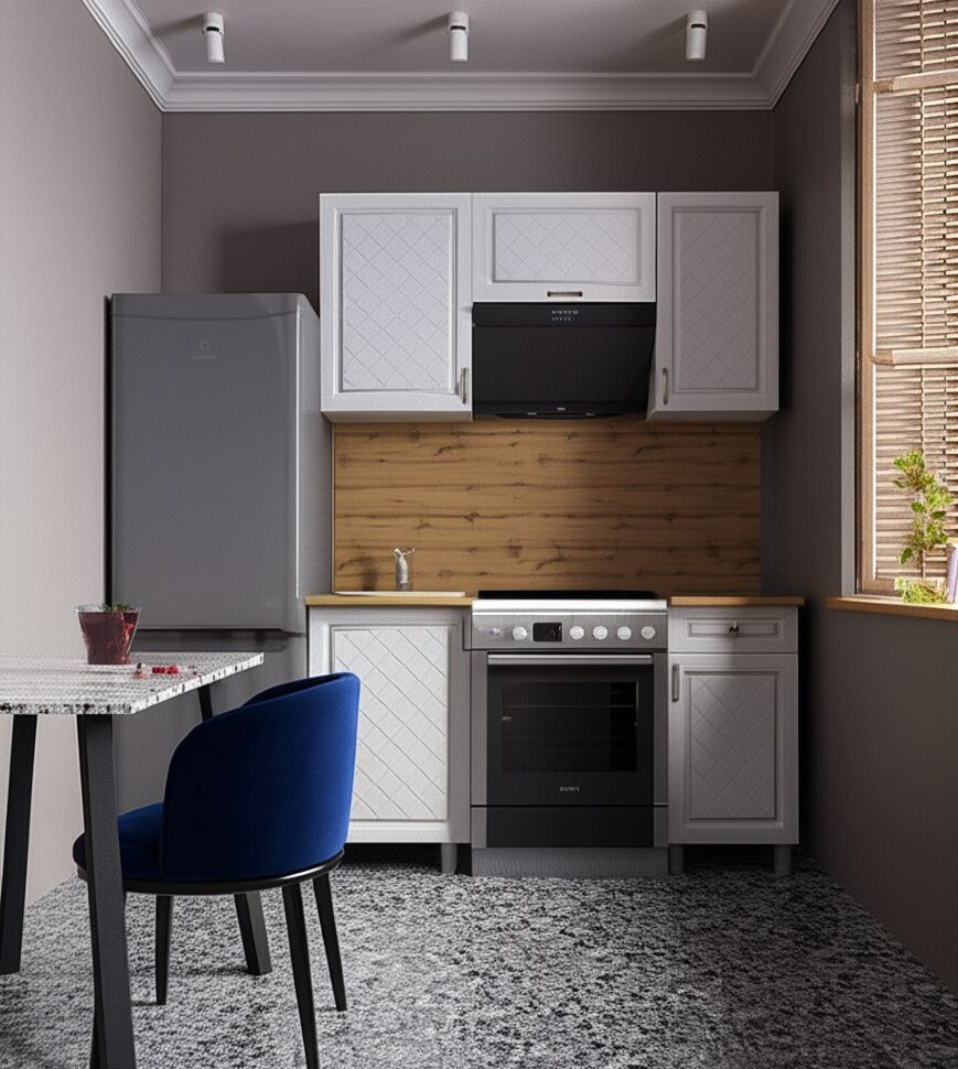 Кухня Версаль, 1,5 м, с окапом