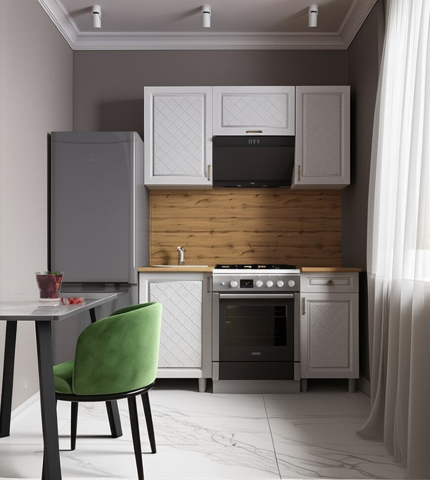 Кухня Версаль, 1,5 м, с окапом