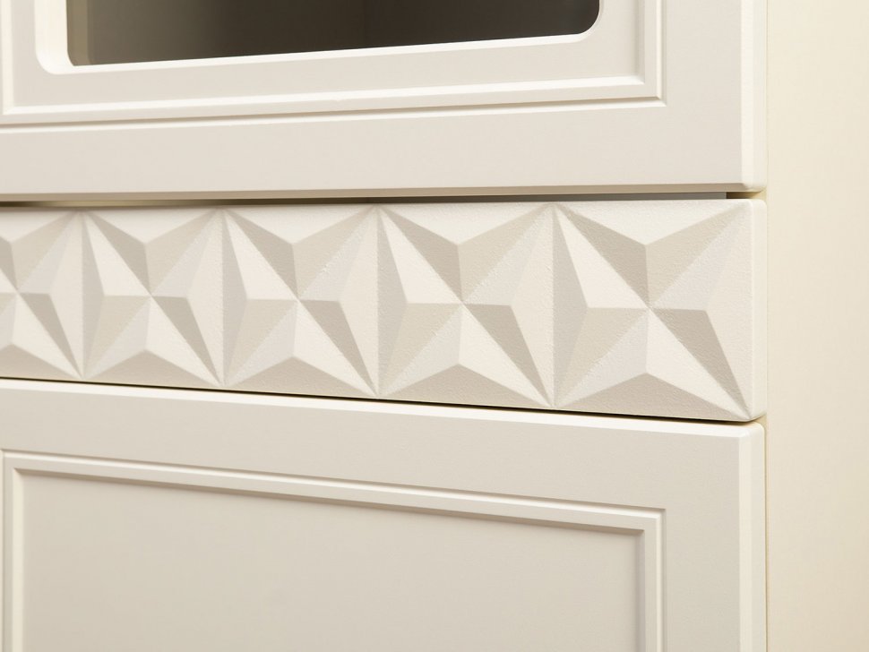 Марион шкаф-витрина 16.397.02 Слоновая кость