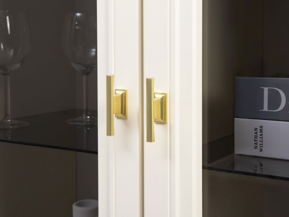 Марион шкаф-витрина 16.397.02 Слоновая кость