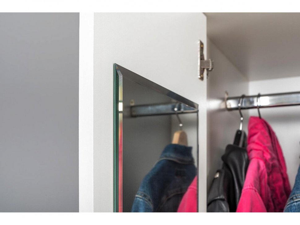 Торонто шкаф для одежды 13.333 Белый/Серый