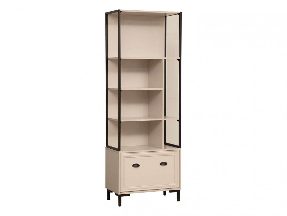 71.01 стеллаж Антея Кашемир/металл черный