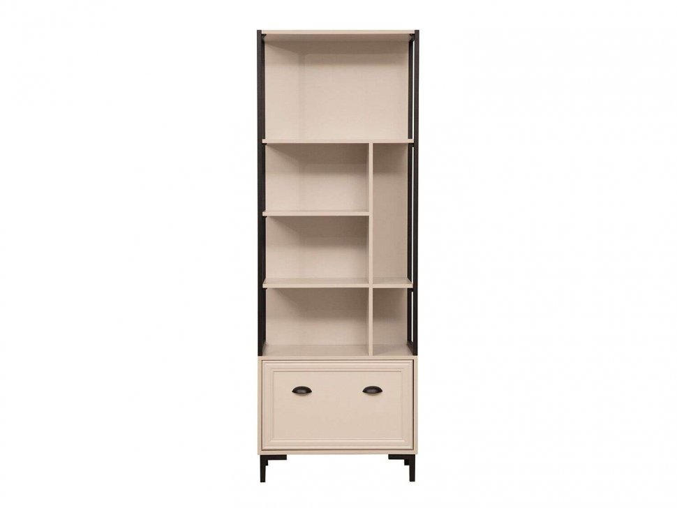 71.01 стеллаж Антея Кашемир/металл черный