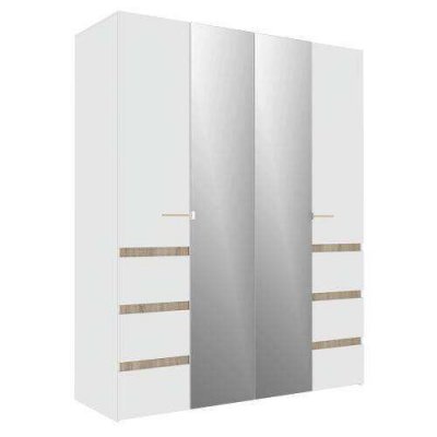 Шкаф 4-дверный Анона (Глазов) 180 Белый