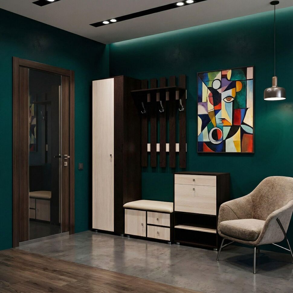 Прихожая Мини-Лайт компл. 6 венге/ясень шимо светлый