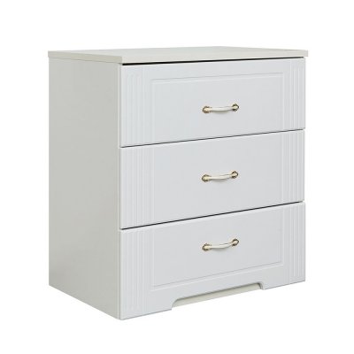 Комод Виктория 03 (Ижмебель) Белый глянец