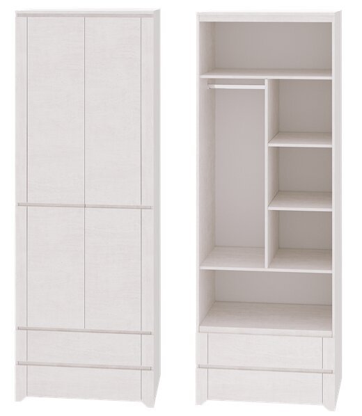 Шкаф для одежды 2-х дверный 01 Твист Ижмебель