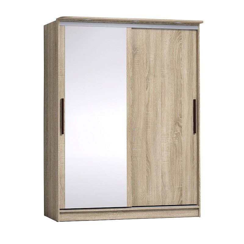 Шкаф-купе Strike 1600 с зеркалом Глазов-мебель (Дуб Сонома)