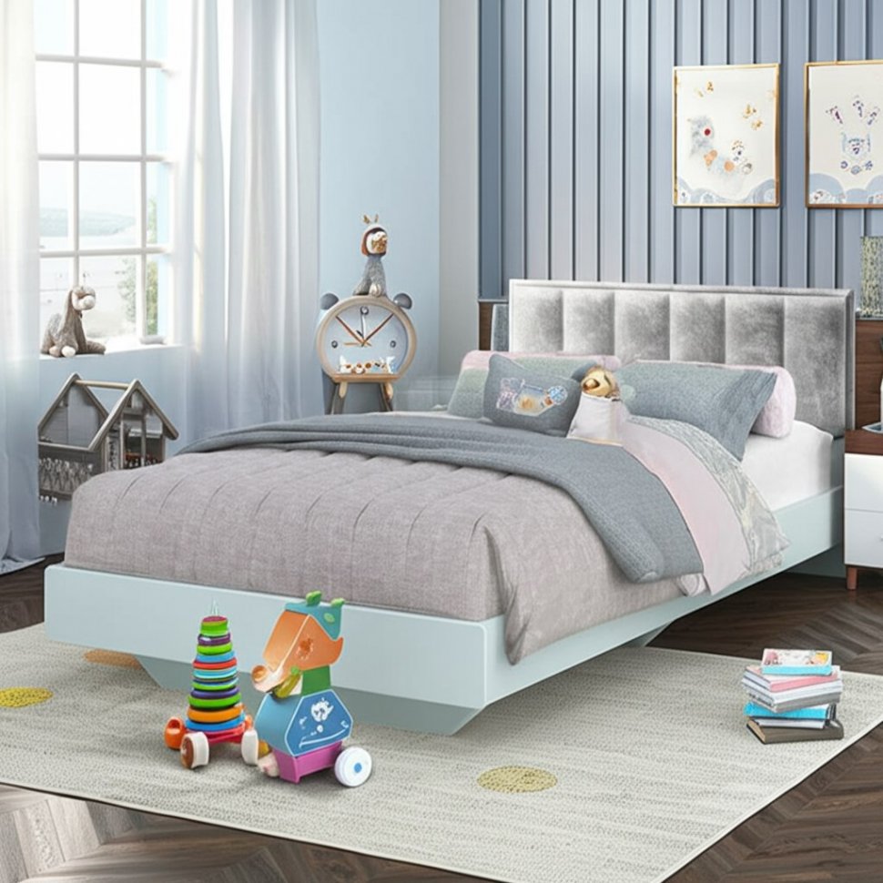 Кровать 120х200 Мемори КР-09 Семья Мебелони (БТС)