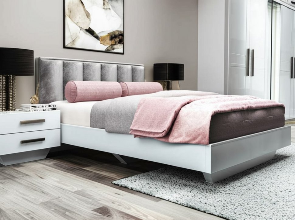 Кровать 120х200 Мемори КР-09 Семья Мебелони (БТС)