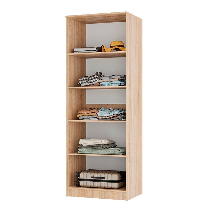 Шкаф двухдверный Сакура (БТС) Белый/Дуб Сонома