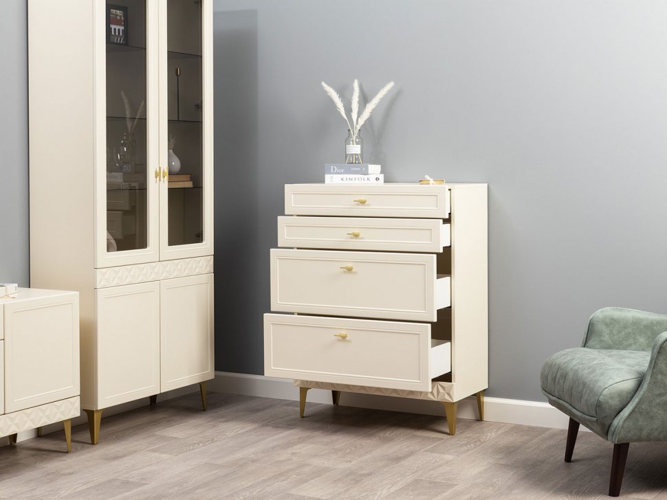 Марион комод 16.249 Слоновая кость