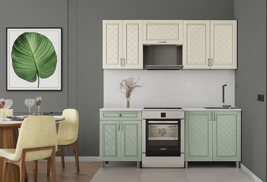 Кухня Версаль, 2 м, с окапом