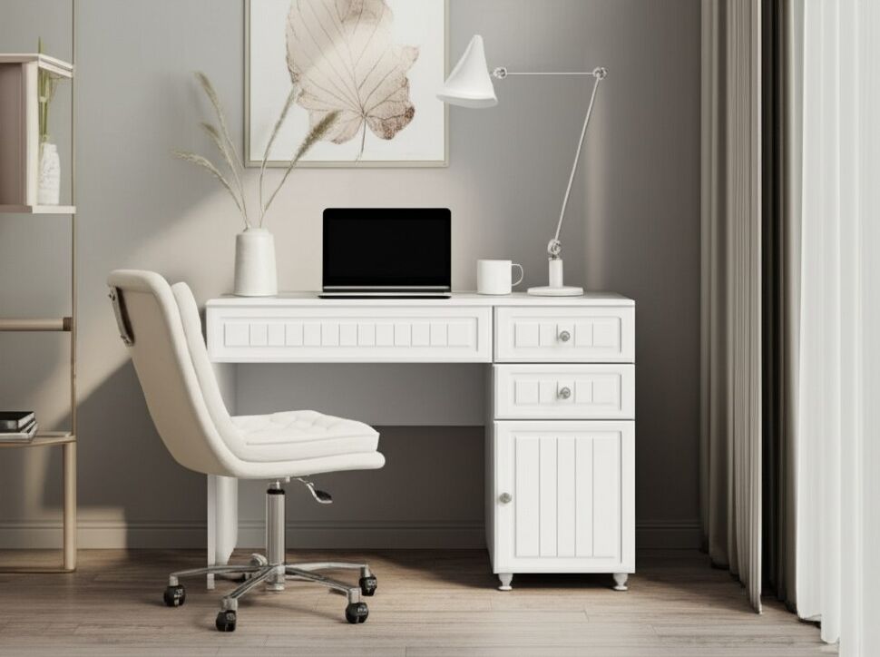 Стол письменный Монако МН-15 белое дерево