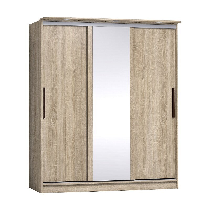 Шкаф-купе Strike 1800 с зеркалом Глазов-мебель (Дуб Сонома)