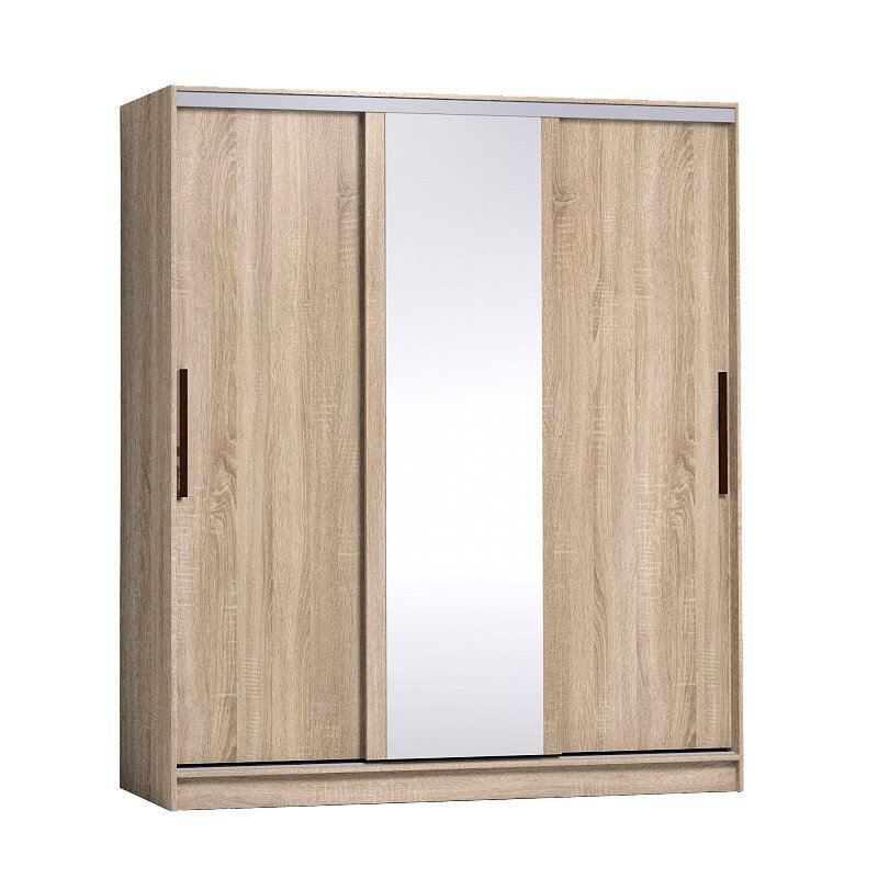 Шкаф-купе Strike 1800 с зеркалом Глазов-мебель (Дуб Сонома)