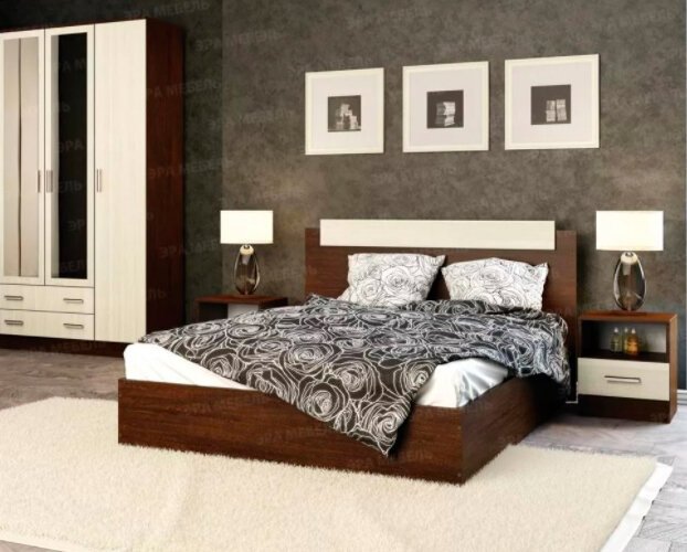 Тумба прикроватная ЭКО Эра (Венге / Лоредо)