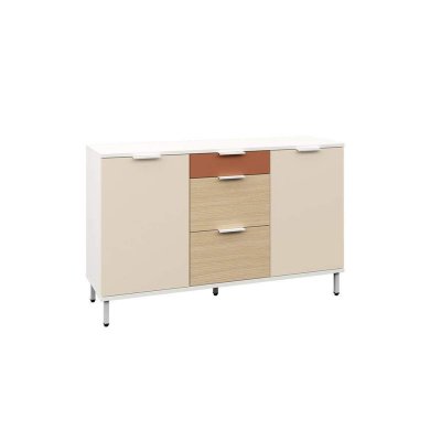 Комод Марвэл 16.234.02 Белый, Сатин, Плэйн, Безмолвная пустыня