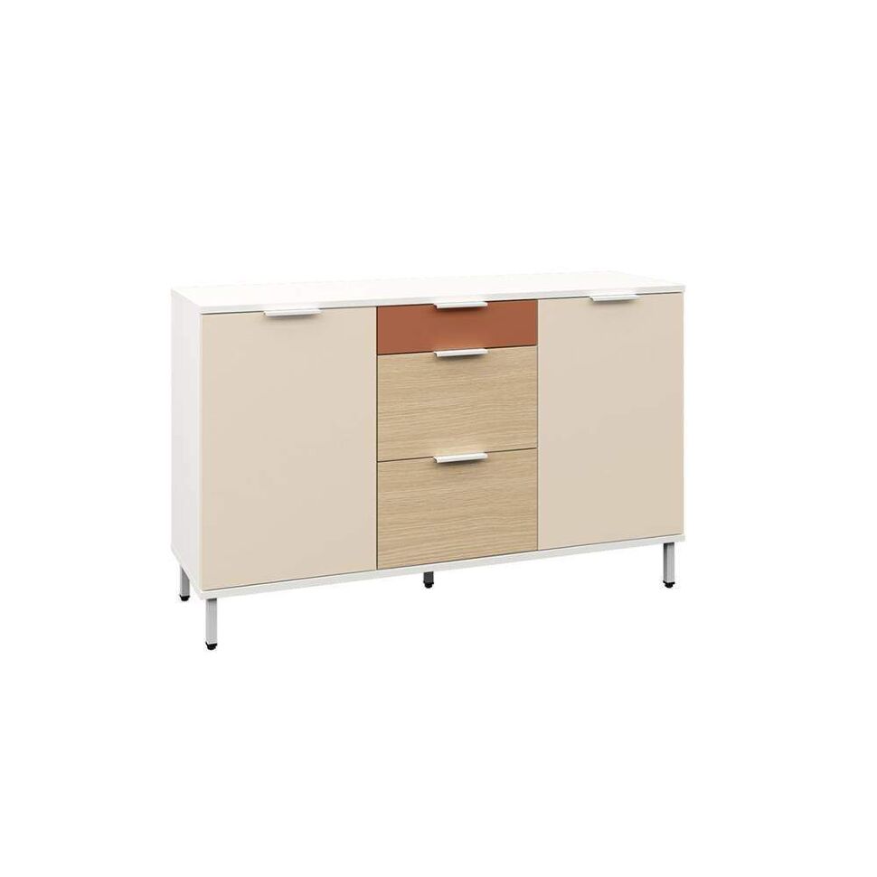 Комод Марвэл 16.234.02 Белый, Сатин, Плэйн, Безмолвная пустыня