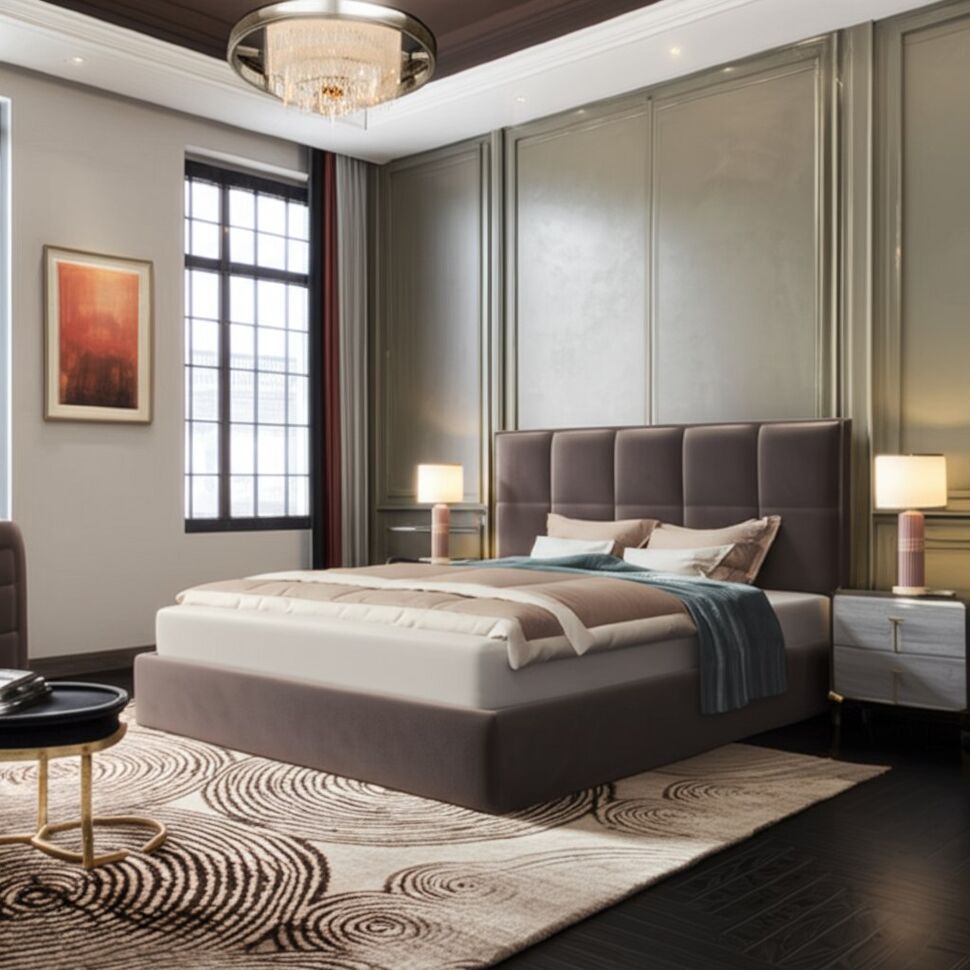 Кровать без основания Велла 120х200, Коричневый