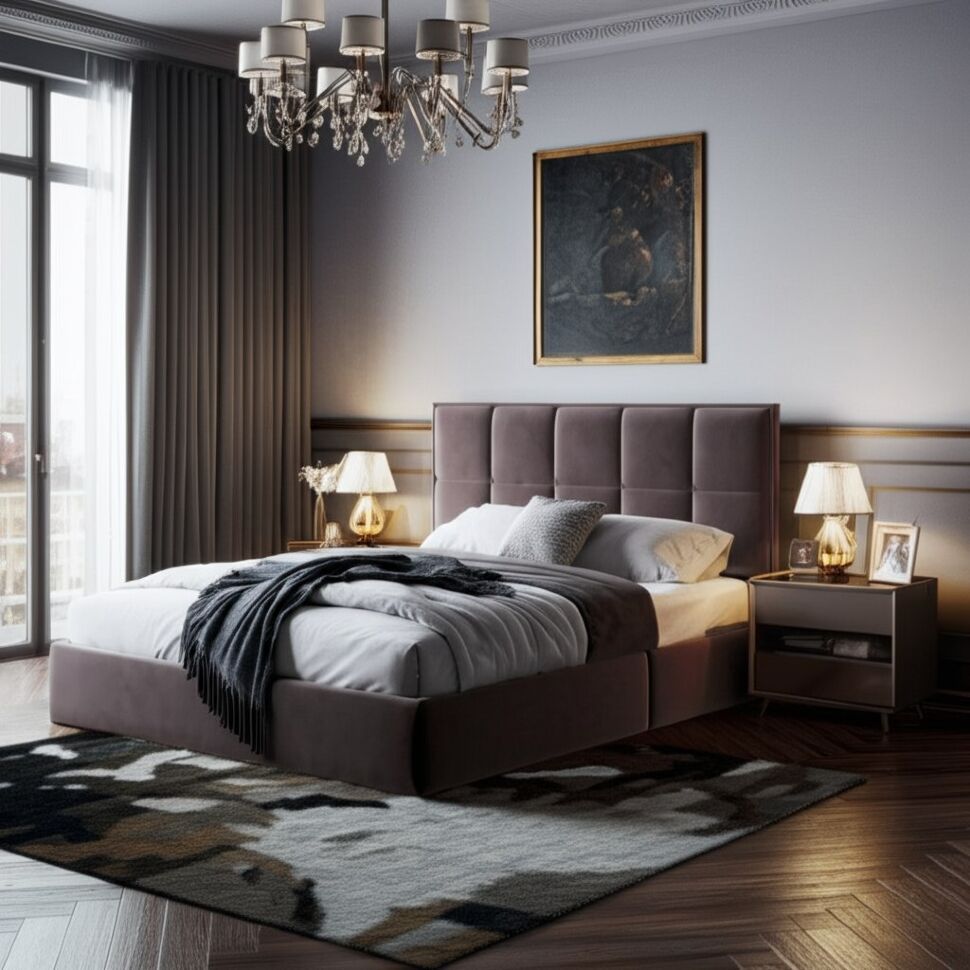 Кровать без основания Велла 120х200, Коричневый