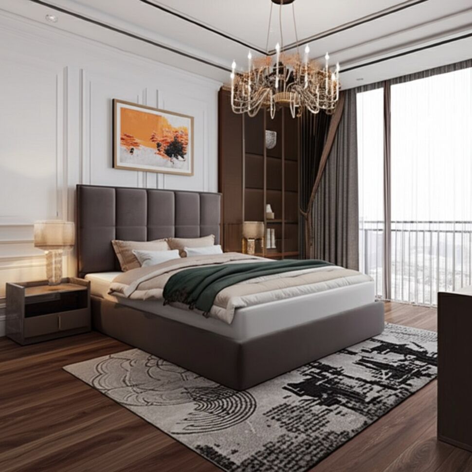 Кровать без основания Велла 120х200, Коричневый