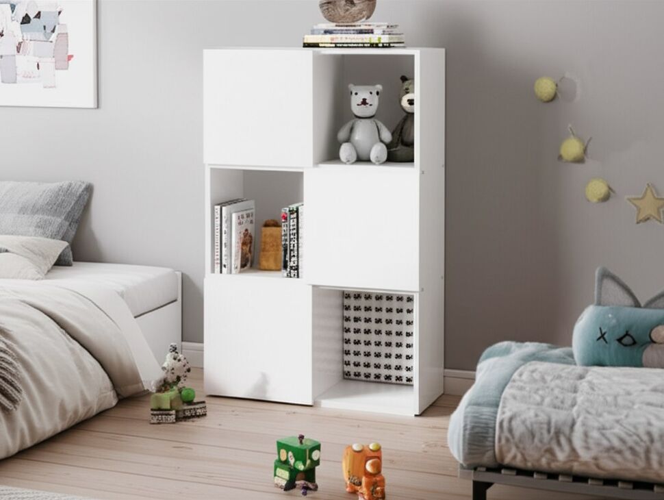 Стеллаж СТЖ 9, Белый текстурный