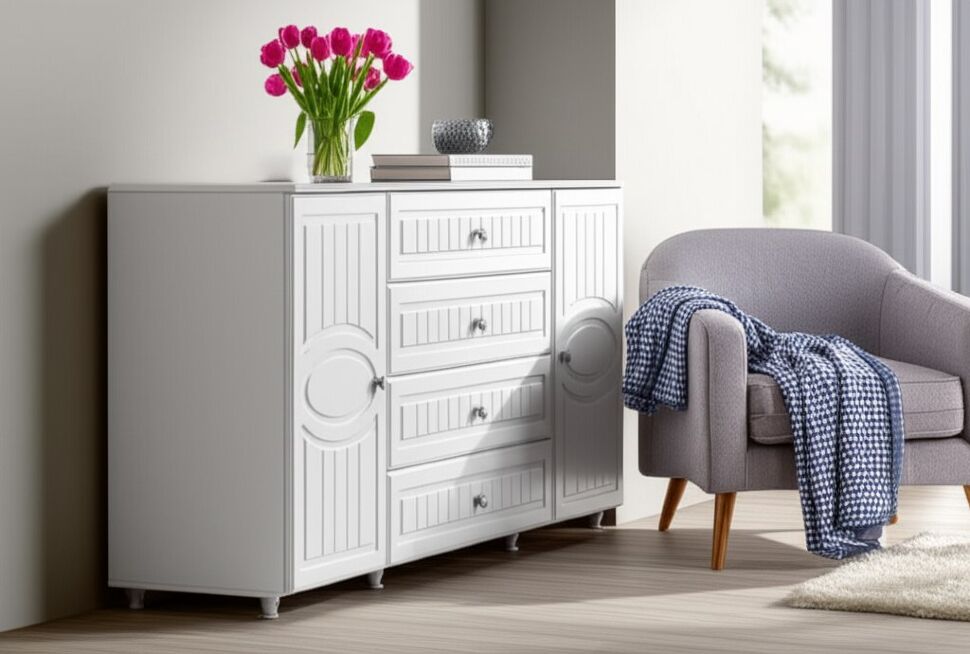 Тумба Монако МН-20 белое дерево