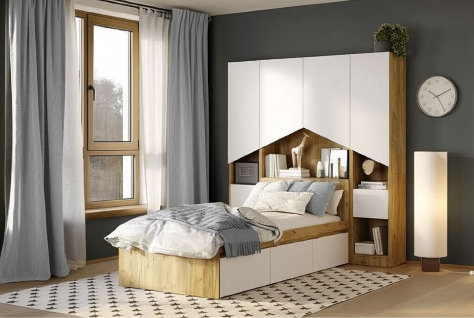 Шкаф двухдверный Гудвин (Арника)