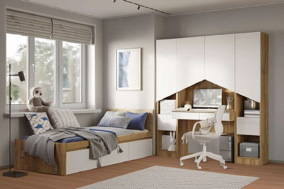 Шкаф двухдверный Гудвин (Арника)