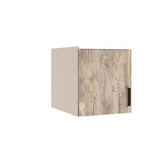 Антресоль для шкафа-пенала Лагуна (Белый/Дуб Юкон)