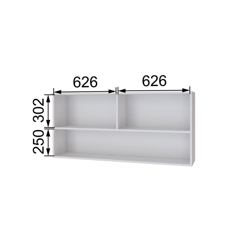 Полка навесная Толедо ТН-1, Белый