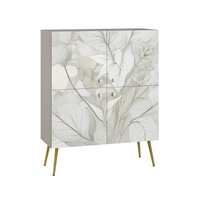 Флоу комод 16.329 Кашемир / Белый