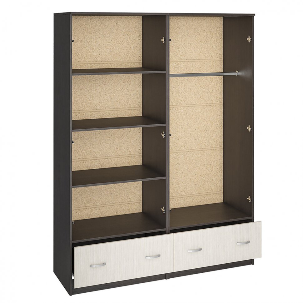 Шкаф четырехстворчатый Ронда ШК-4 (Интерьер Центр) Венге