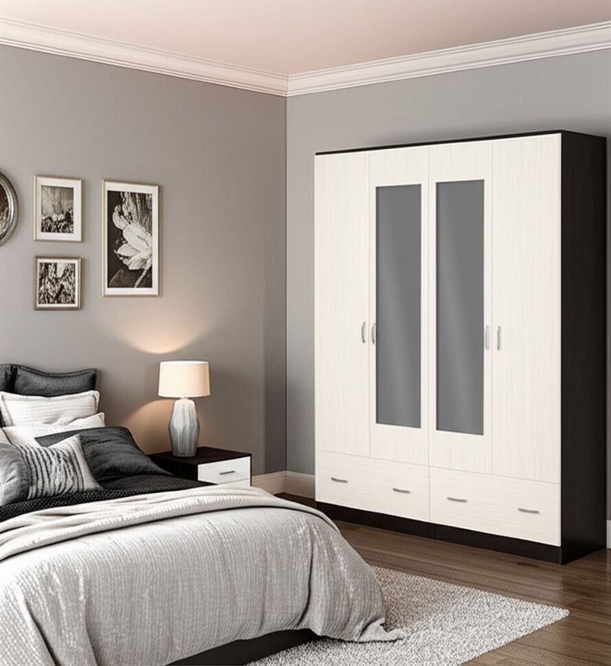 Шкаф четырехстворчатый Ронда ШК-4 (Интерьер Центр) Венге