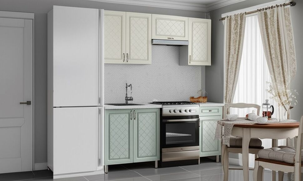 Кухня Версаль, 1,8 м, с окапом
