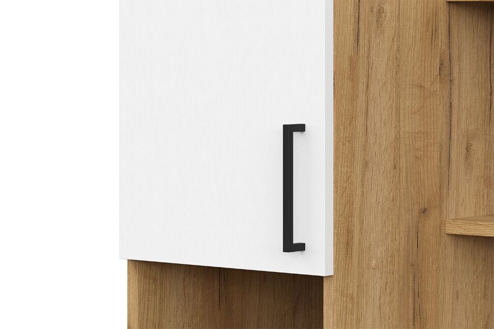 Стол компьютерный СТК 13, Дуб Золотой, Белый