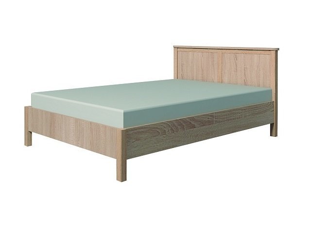 Кровать 120х200 Sherlock 44 с основанием из металла (Дуб Сонома)