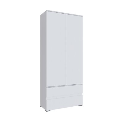 Шкаф двухстворчатый с ящиками Плейона (ТЭКС) Белый