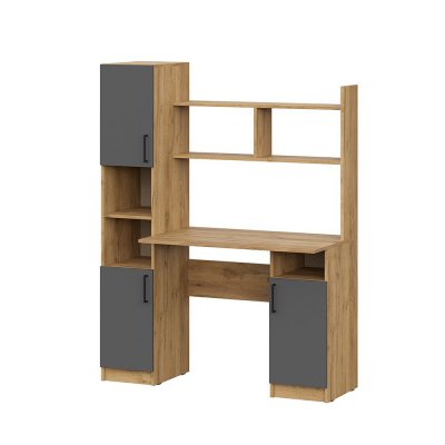 Стол компьютерный СТК 13, Дуб Золотой, Графит