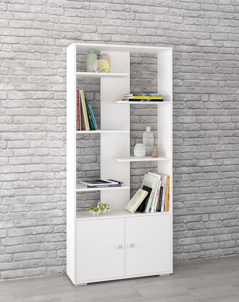 Стеллаж Ромео-4 Белый