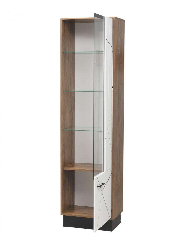 Шкаф-пенал Гамма 54.01-01 Правый Таксония/Белый