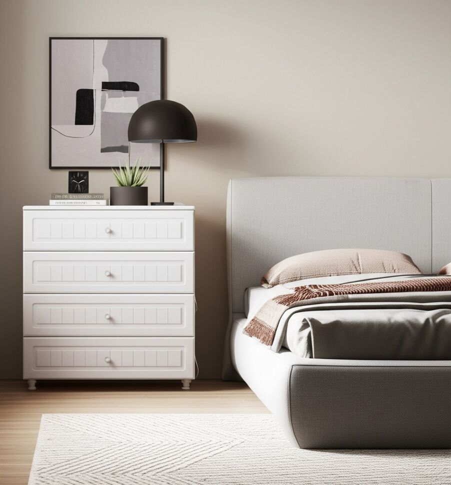 Комод Монако МН-6 белое дерево