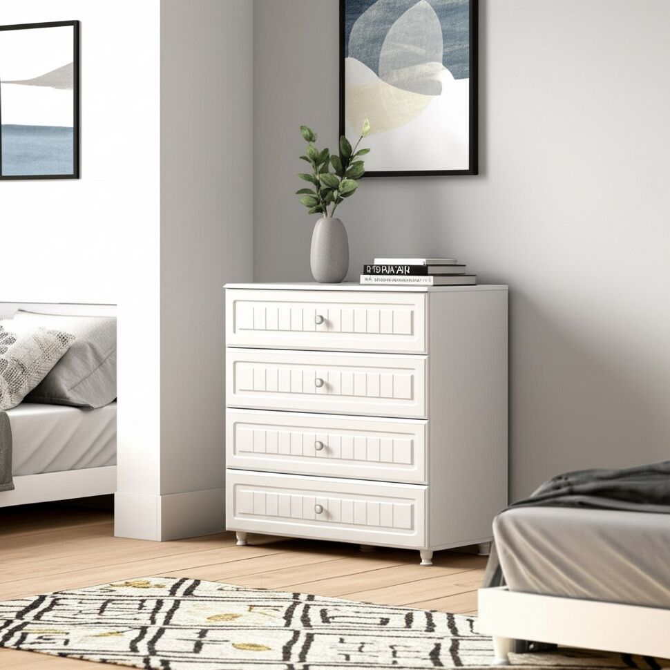 Комод Монако МН-6 белое дерево