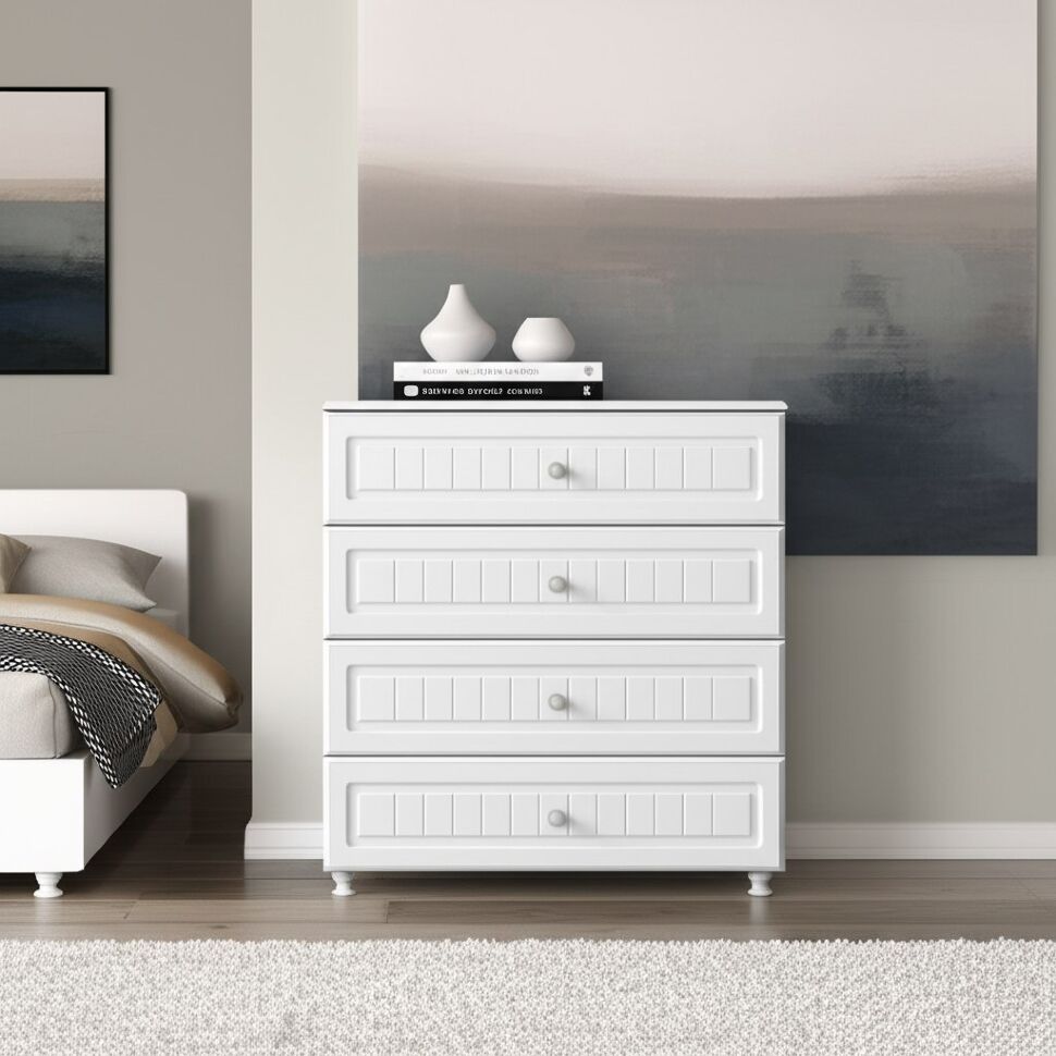 Комод Монако МН-6 белое дерево